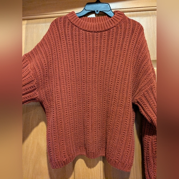 Universal Thread Rust Cowl Neck Sweater - Picture 2 of 6
